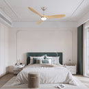 Smart Ceiling Fan With Lights, 3 Blades, Reversible Quiet DC Motor For Indoor by Unique Piece Furniture