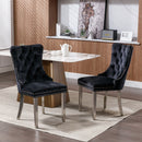 Nikki - Contemporary Upholstered Dining Chair (Set of 2) by HouseOfZazla