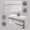 Naima II - Dresser - White by Unique Piece Furniture
