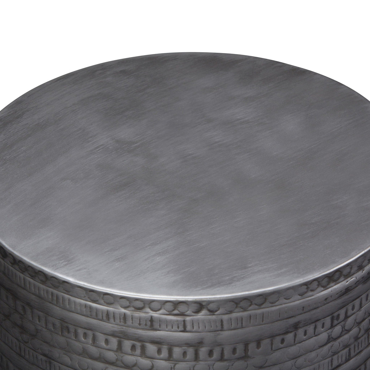 Johnsen - Handcrafted Large Metal Accent Table, photo 13 of 25
