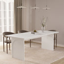 Ella - Dining Table - White by HouseOfZazla