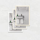 Bathroom Medicine Cabinet With Lights, LED Medicine Cabinet With Mirror, Lighted Medicine Cabinet With Defogger by Unique Piece Furniture