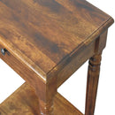 Turned Legs Drawer Table by Unique Piece Furniture