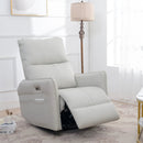 29.92" 270 Power Swivel Rocker Recliner Chair, Electric Glider Reclining Sofa With USB Ports, Power Swivel Glider, Rocking Chair Nursery Recliners For Living Room Bedroom by Unique Piece Furniture