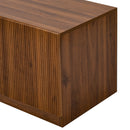 TV Stand, Media Console With Adjustable Shelves - Walnut by HouseOfZazla