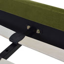 Aspen - Vertical Tufted Modern Headboard Platform Bed Set by HouseOfZazla