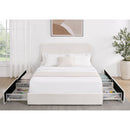 Liv - Patented With Drawers Upholstered Storage Platform Bed by Unique Piece Furniture