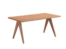 Velentina Rattan Dining Table - Natural by HouseOfZazla