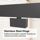 Framed Bi-fold Pivot Shower Door 32"x72" by HouseOfZazla