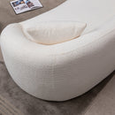 Minimalist Curved Sofa, 3 Seater