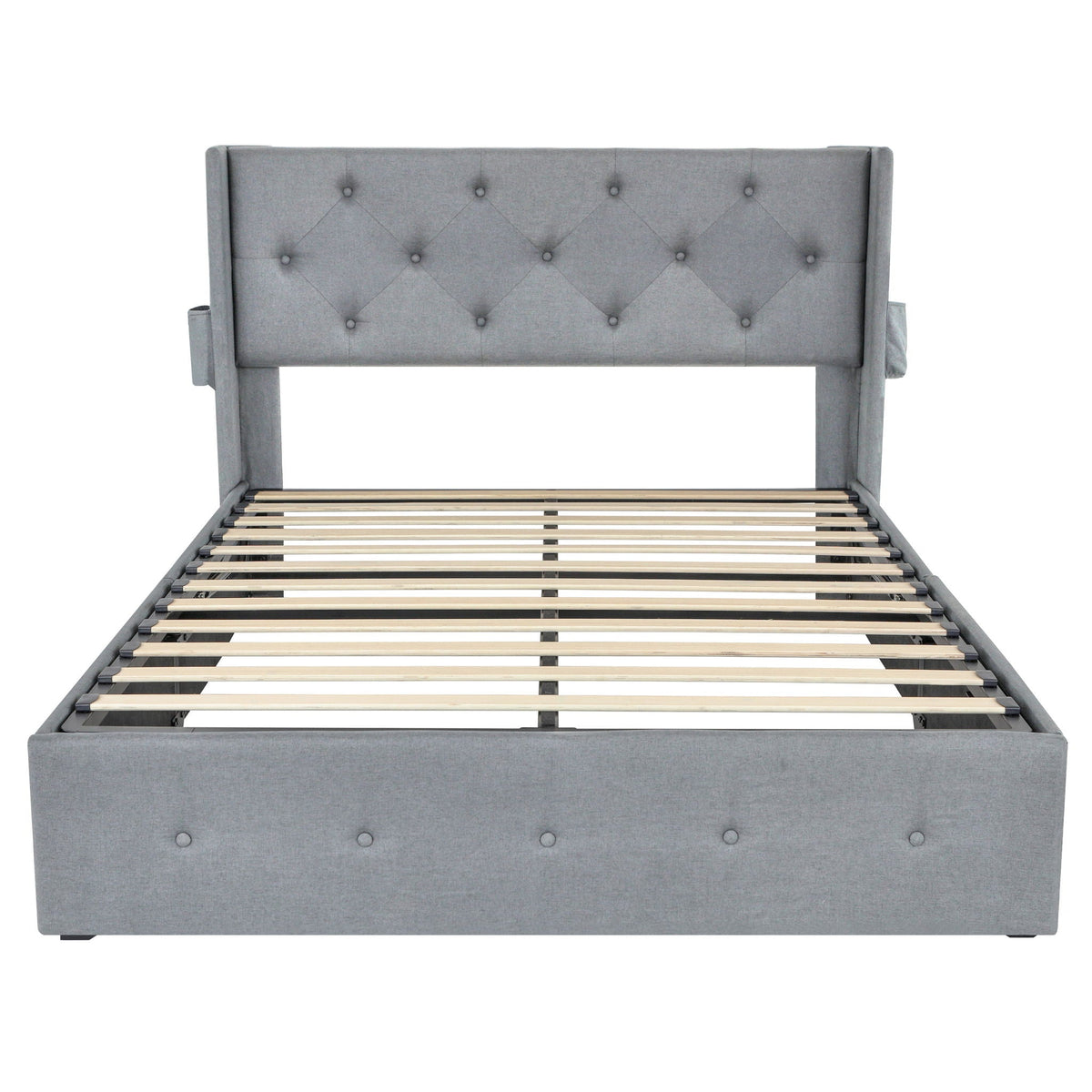 Bed With Gas Lift Storage, USB Ports, photo 3 of 20