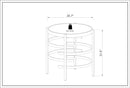 Elegant Round Table With Sintered Stone Top & Sturdy Metal Frame by HouseOfZazla