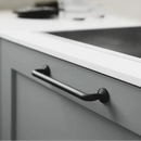 Matte Black "Motion" Knob and Drawer Pull