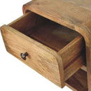 Mini Floating Open Bedside - Oak by Unique Piece Furniture