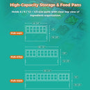 Heavy-Duty 93" Commercial Stainless Steel Pizza Prep Table With Refrigeration (SAK52193)