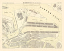Vintage Map of Hamburg, Germany 1884