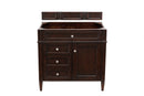 James Martin Brittany 36" Single Bathroom Vanity, Burnished Mahogany