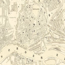 Vintage Map of Hamburg, Germany 1884