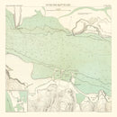 Vintage Map of Auckland, New Zealand 1884