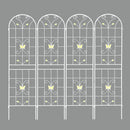 Garden Metal Trellis Rustproof Trellis For Climbing Plants Outdoor Flower Support by HouseOfZazla