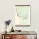Vintage Map of Dakar, Senegal 1876