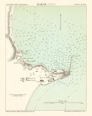 Vintage Map of Dakar, Senegal 1876