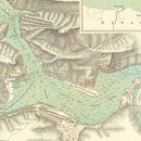 Vintage Map of Pasaia, Spain 1888
