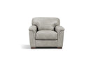 Cornelia - Leather Chair - Gray by HouseOfZazla