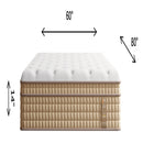 14" Hybrid Mattress With Innerspring & Gel Memory Foam by HouseOfZazla