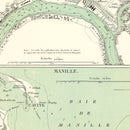 Vintage Map of Ho Chi Minh City, Vietnam 1866