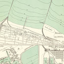 Vintage Map of Chennai, India 1884