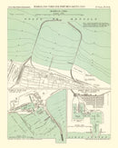 Vintage Map of Chennai, India 1884