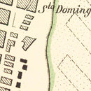 Vintage Map of Buenos Aires, Argentina 1884