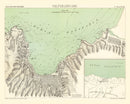Vintage Map of Valparaíso, Chile 1880