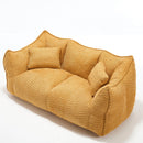 Comfortable Dual Beanbag Chair With High Resilience Foam Core For 2 People by HouseOfZazla