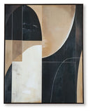 Ewanford - Wall Art - Black / Brown / Tan by Unique Piece Furniture