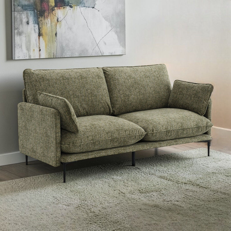 Dalton - Sofa With 2 Pillows - Green, photo 4 of 4