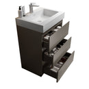 Alice - Bathroom Vanity With Sink, Large Storage Freestanding Bathroom Vanity For Modern Bathroom, One-Piece Sink Basin Without Drain And Faucet by HouseOfZazla