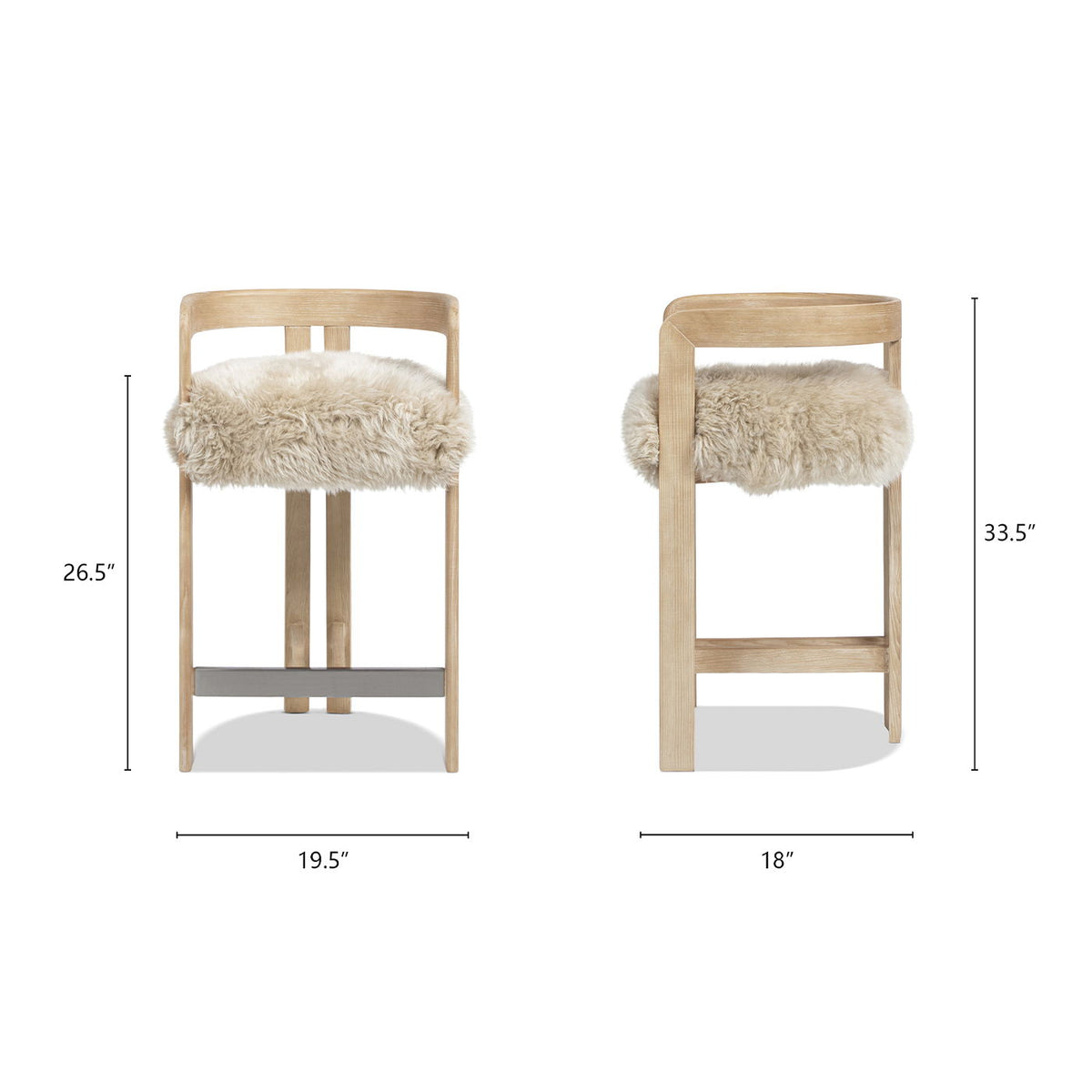 Millwick - Low Back Counter Stool, photo 12 of 22