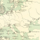 Vintage Europe Map 1886