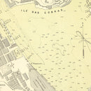 Vintage Map of Rio de Janeiro, Brazil 1884