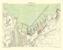Vintage Map of Marseille, France 1885