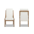 Lennox - High Back Upholstered Dining Chair (Set of 2) - Light Beige by HouseOfZazla