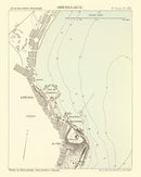 Vintage Map of Odesa, Ukraine 1874
