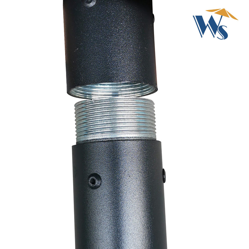 9Ft 3-Tiers Outdoor Patio Umbrella with Crank and tilt and Wind Vents for Garden Deck Backyard Pool Shade Outside Deck Swimming Pool