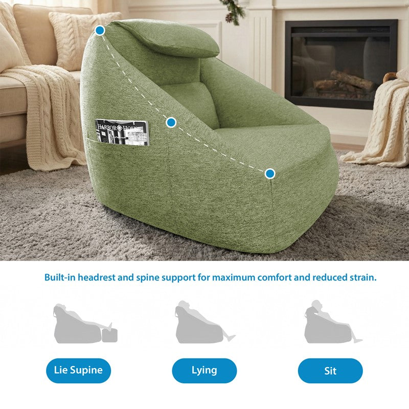 Cloud Ergonomic Couch in Olive, photo 3 of 10