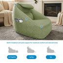 Cloud Ergonomic Couch in Olive