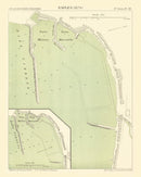 Vintage Map of Naples, Italy 1870