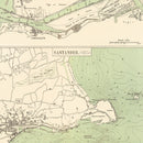 Vintage Map of Bilbao, Spain 1878