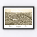 Vintage Map of Carnegie, Pennsylvania 1897